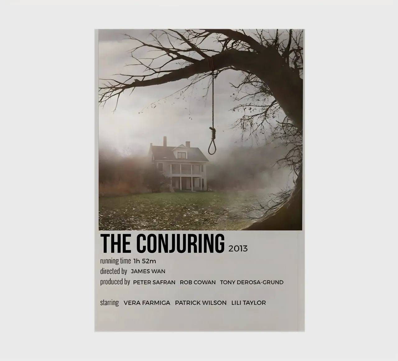 THE CONJURING 2013 notebook by MVFminimalist