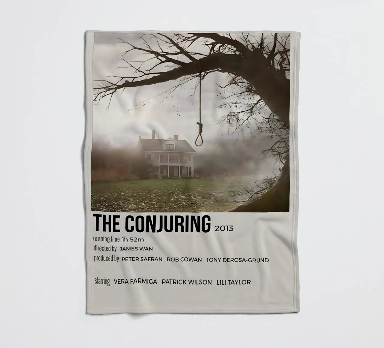 THE CONJURING 2013 coperta in pile da MVFminimalist