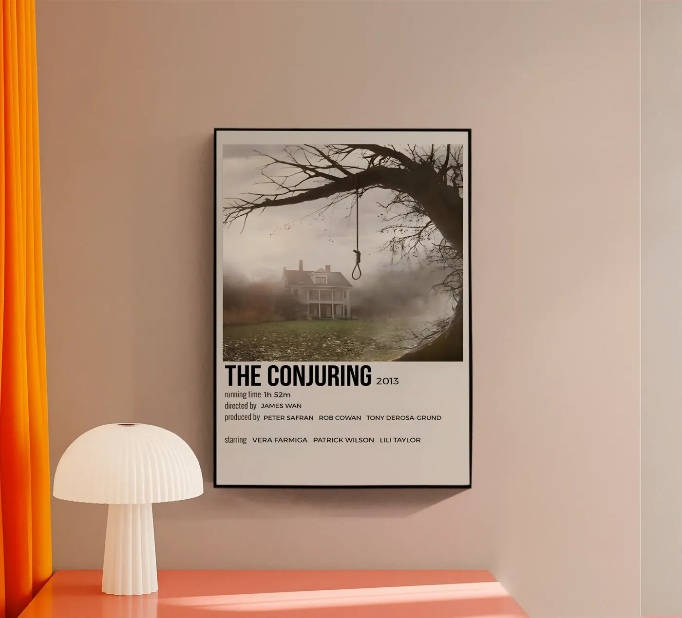 THE CONJURING 2013 plexiglas de MVFminimalist