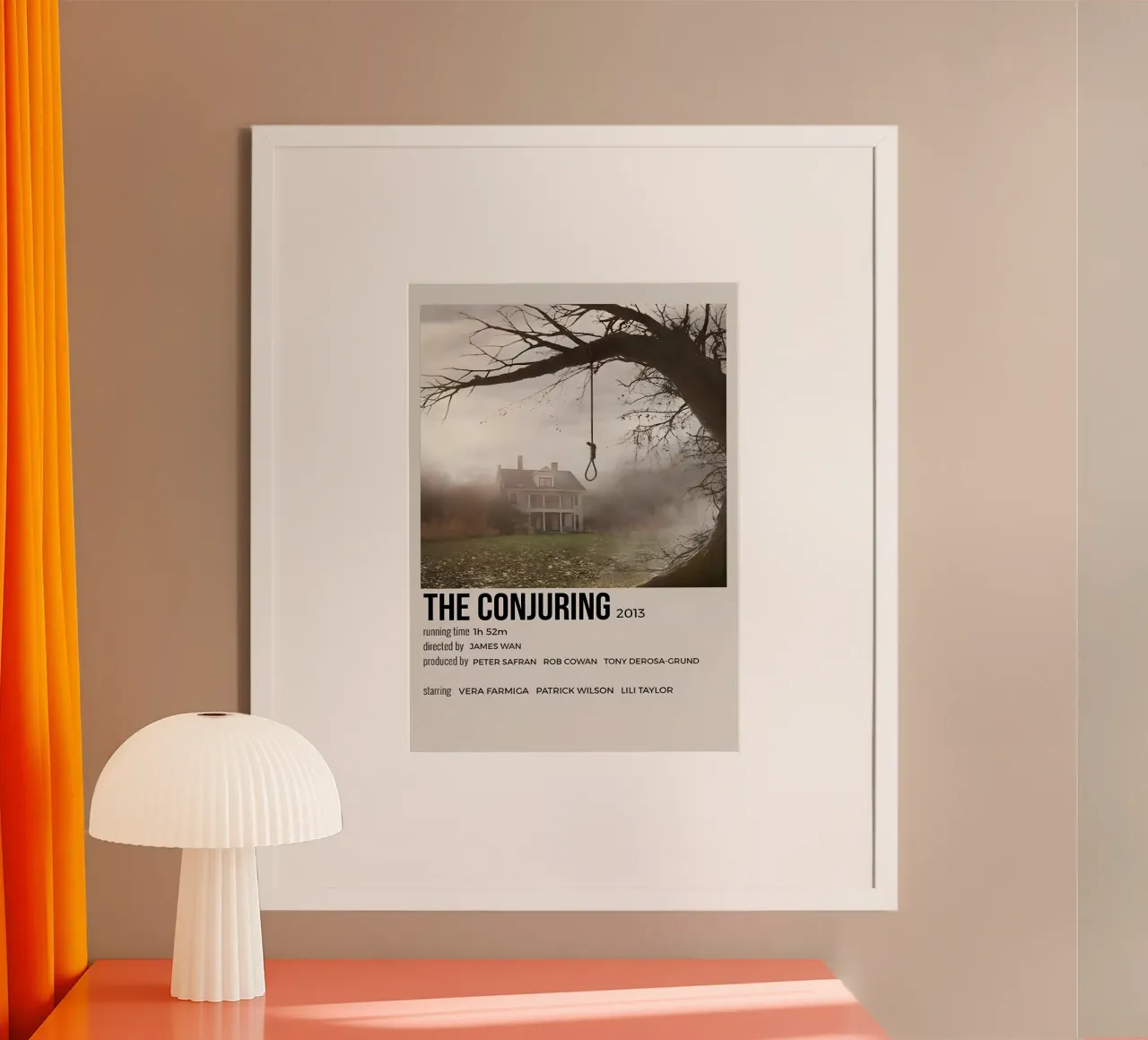 THE CONJURING 2013 poster da MVFminimalist