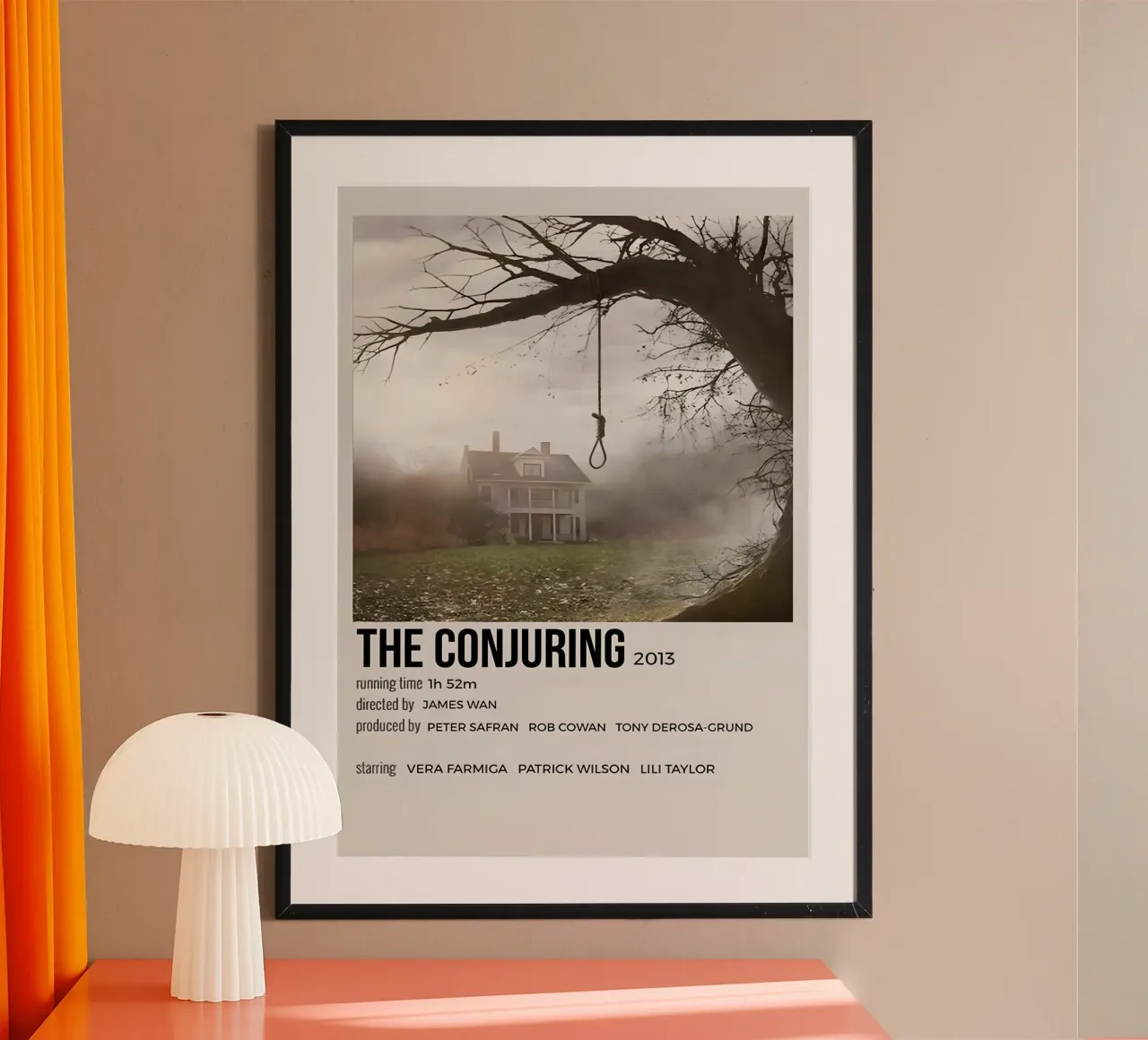 THE CONJURING 2013 poster da MVFminimalist