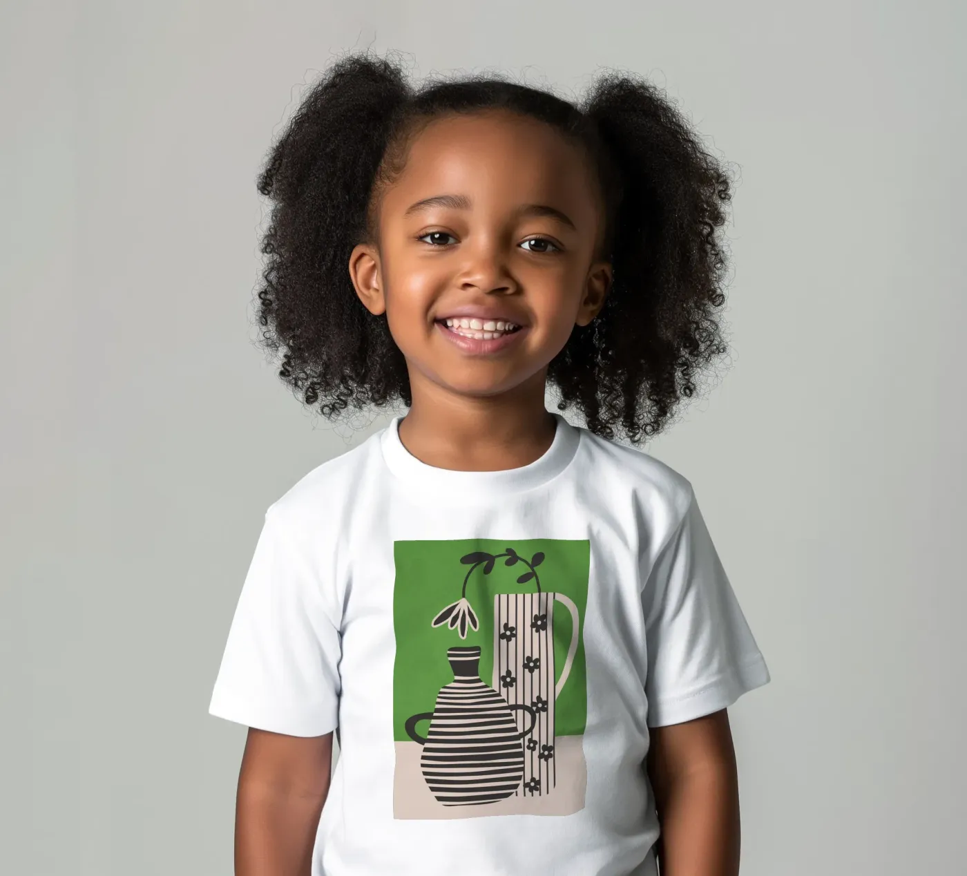 Patterned Stillness 7 kinder t-shirt van Flow Line