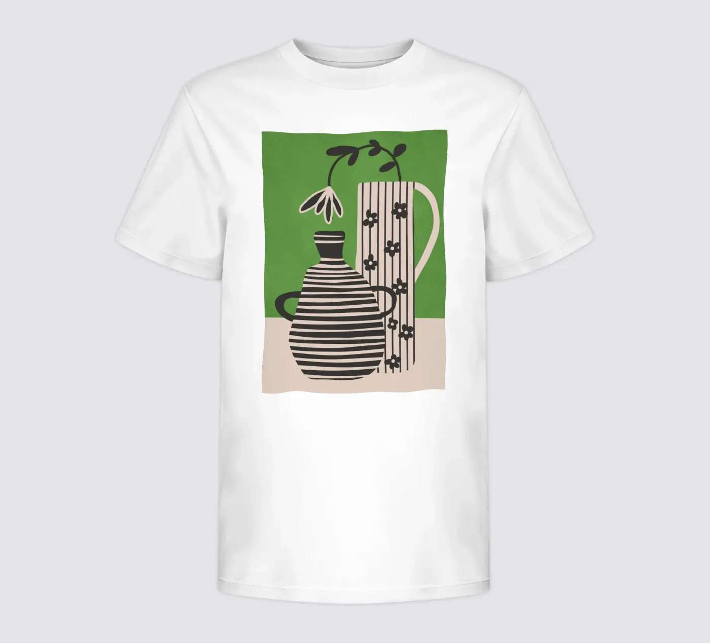 Patterned Stillness 7 kinder t-shirt van Flow Line