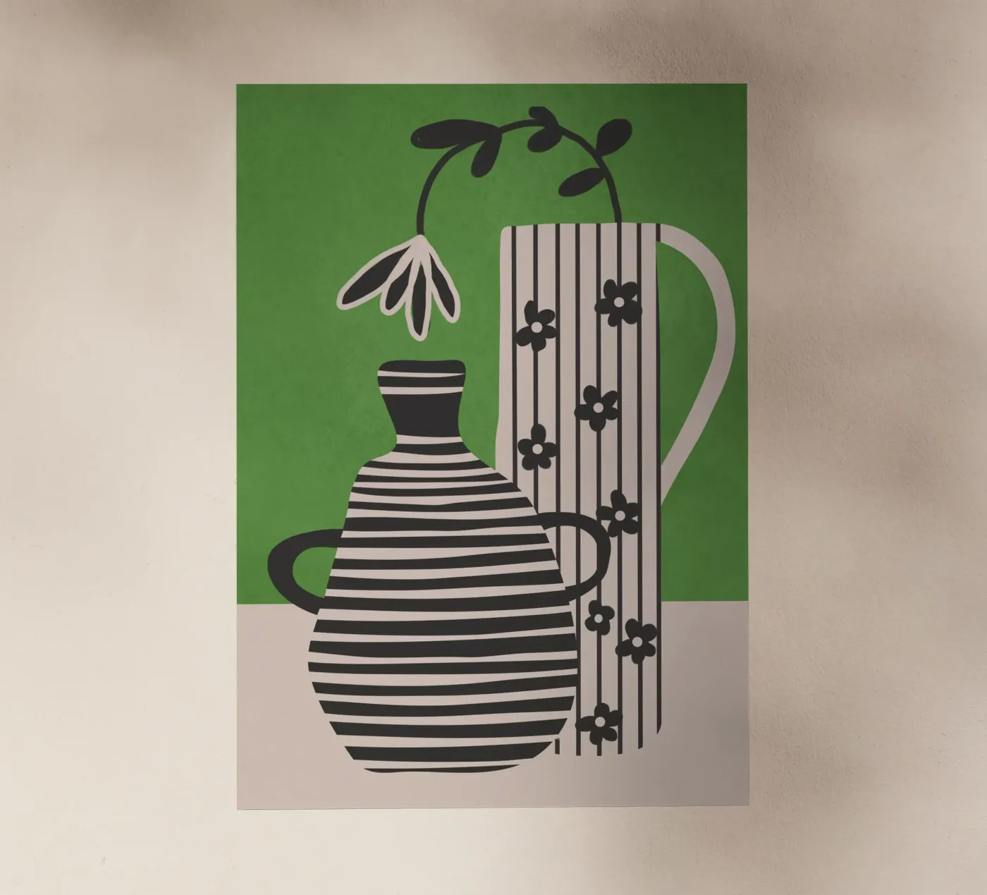 Patterned Stillness 7 backlit folie van Flow Line