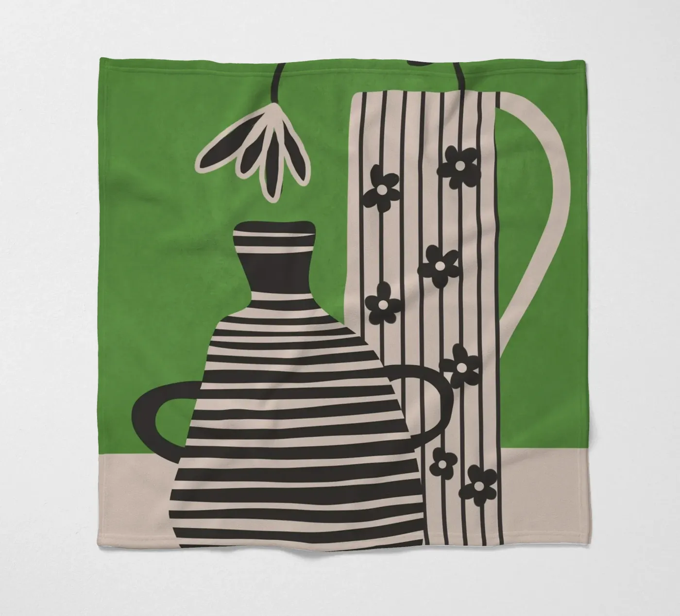 Patterned Stillness 7 fleecedeken van Flow Line