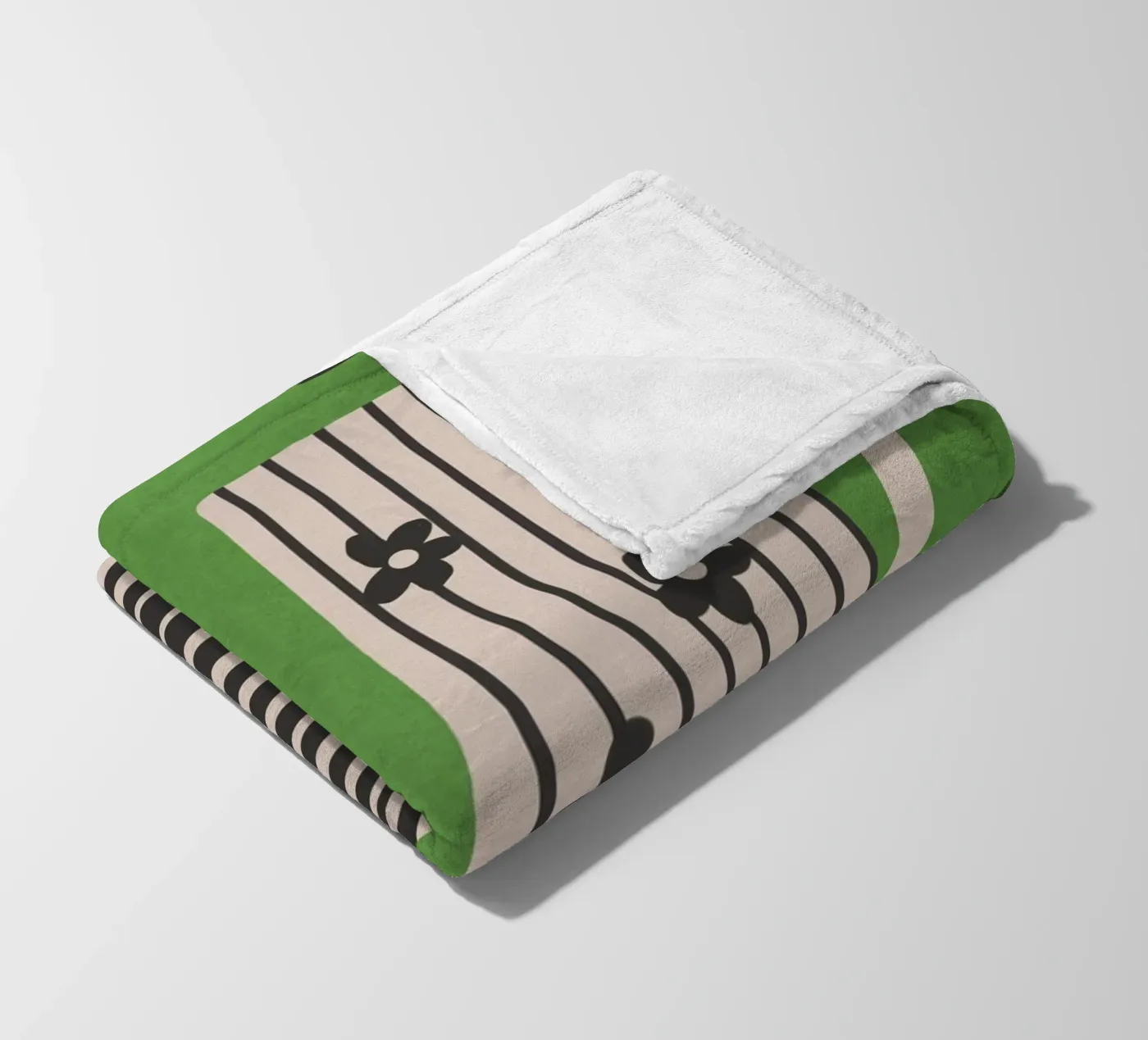 Patterned Stillness 7 fleecedeken van Flow Line