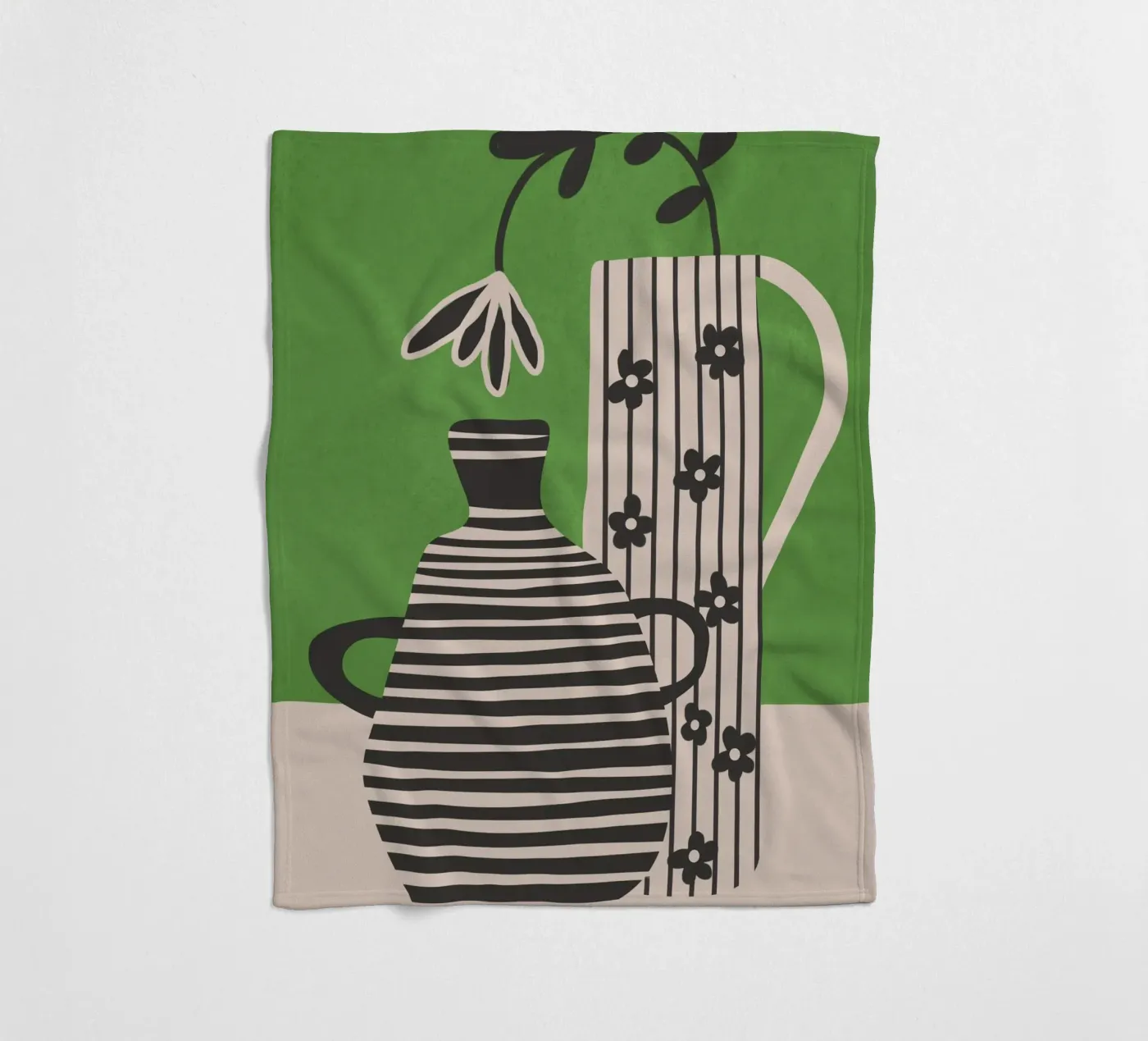 Patterned Stillness 7 fleecedeken van Flow Line