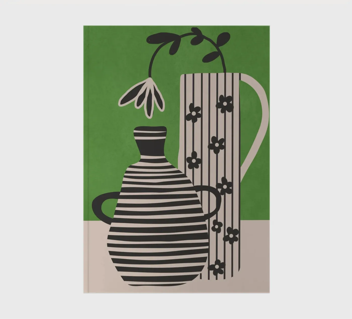 Patterned Stillness 7 notebook by Flow Line