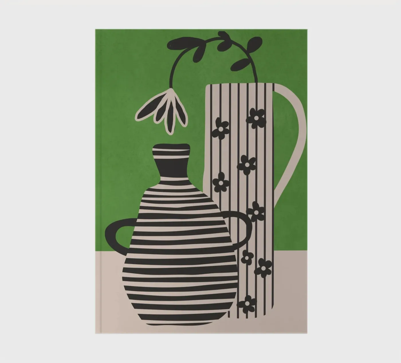 Patterned Stillness 7 notebook by Flow Line