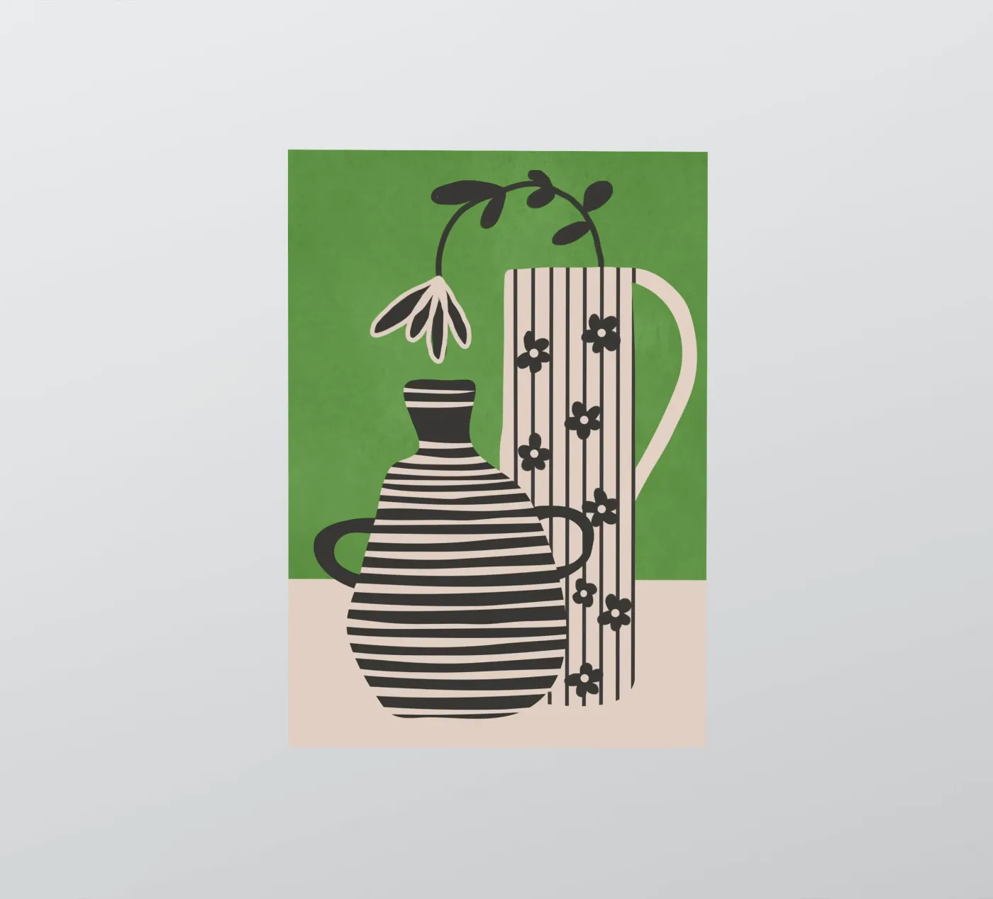 Patterned Stillness 7 sticker van Flow Line