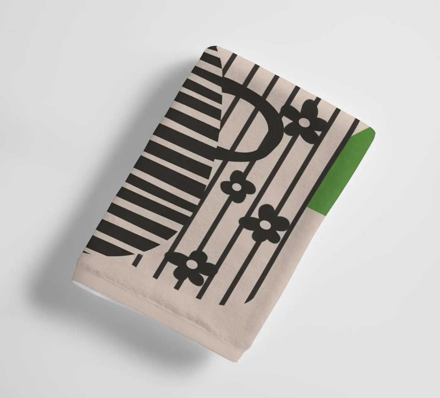 Patterned Stillness 7 towel by Flow Line