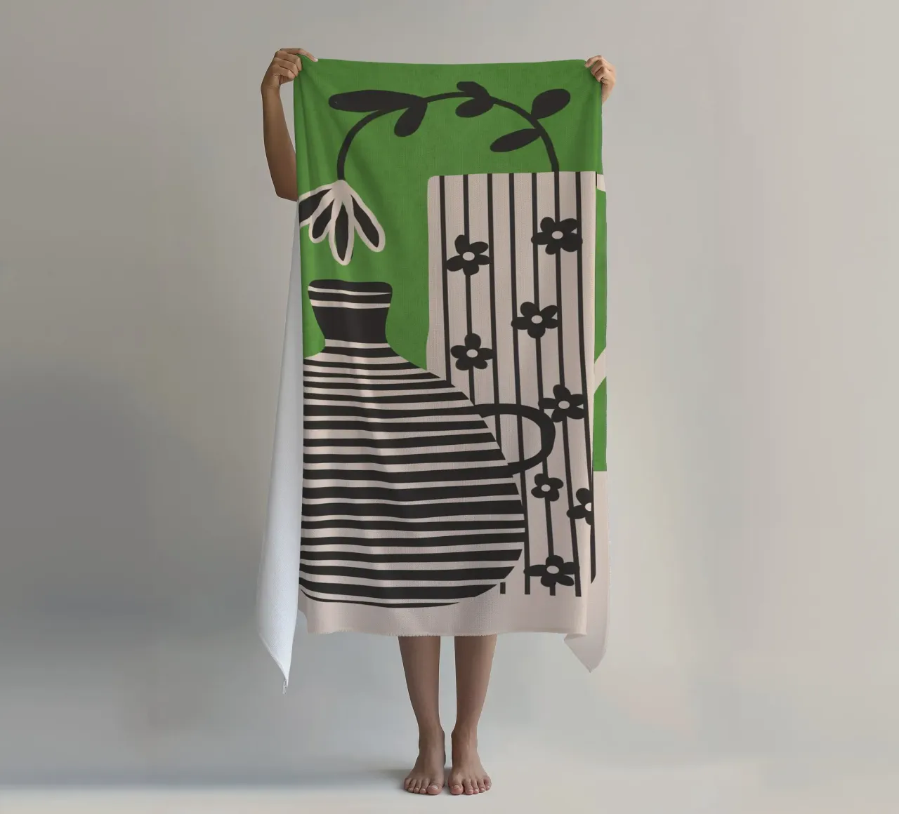 Patterned Stillness 7 telo mare da Flow Line