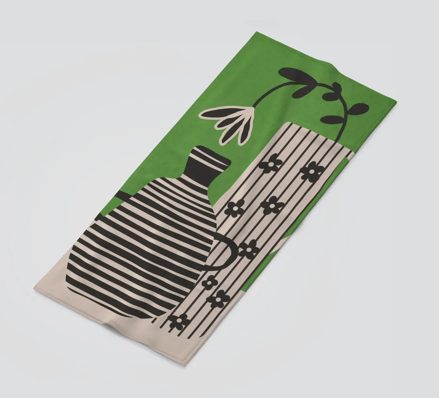 Patterned Stillness 7 strandhanddoek van Flow Line