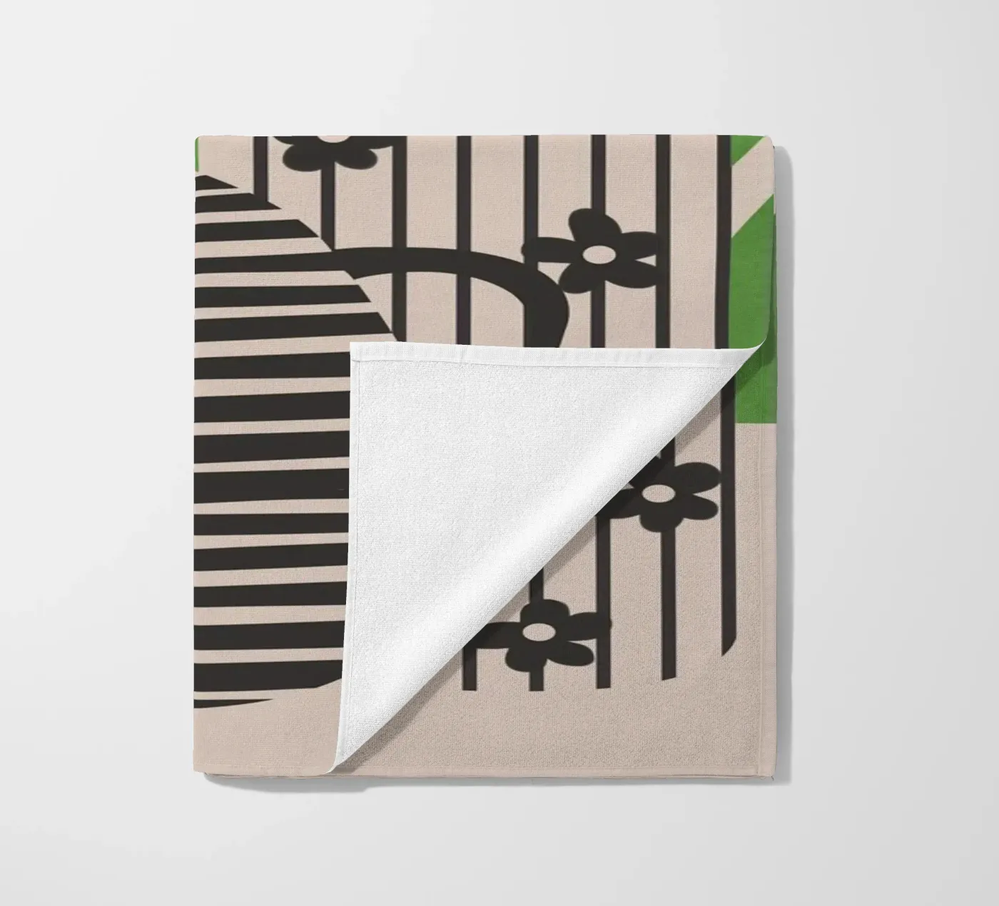 Patterned Stillness 7 strandhanddoek van Flow Line