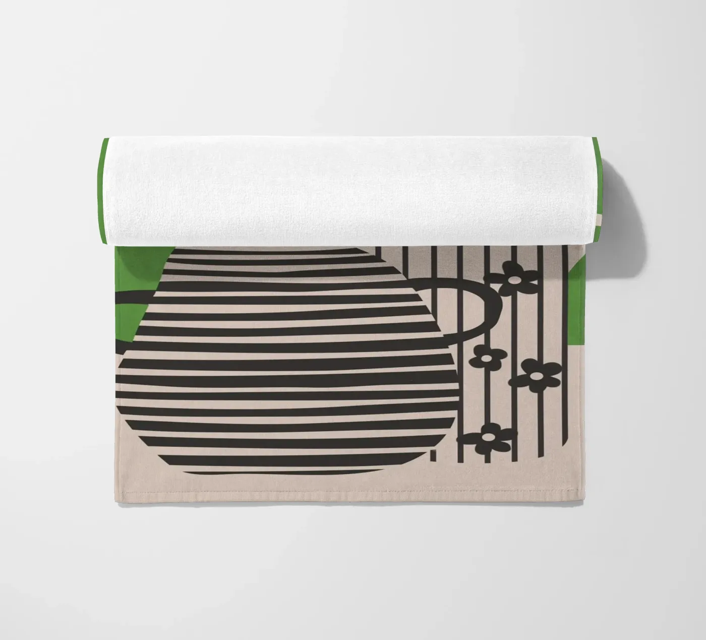 Patterned Stillness 7 strandhanddoek van Flow Line