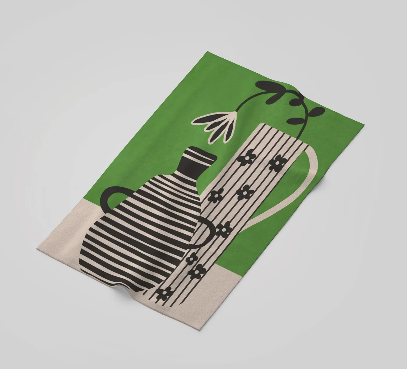 Patterned Stillness 7 strandhanddoek van Flow Line