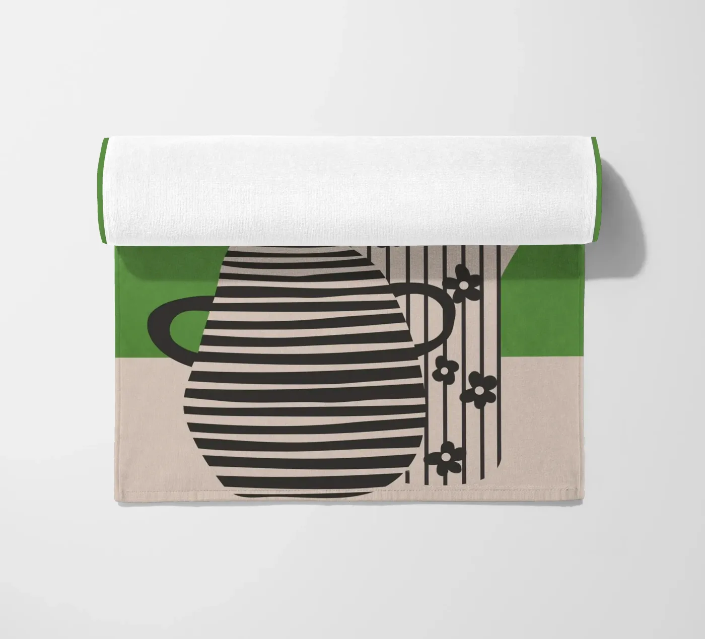 Patterned Stillness 7 strandhanddoek van Flow Line