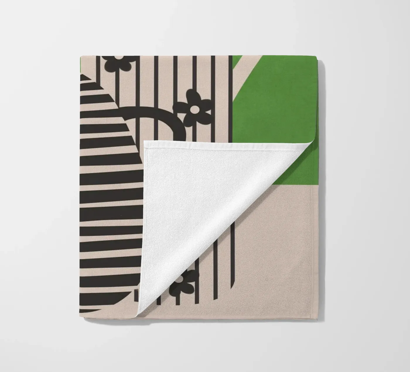 Patterned Stillness 7 strandhanddoek van Flow Line