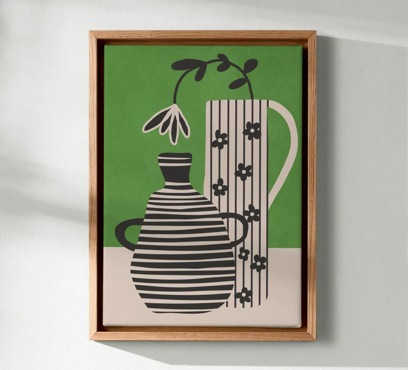 Patterned Stillness 7 canvas by Flow Line