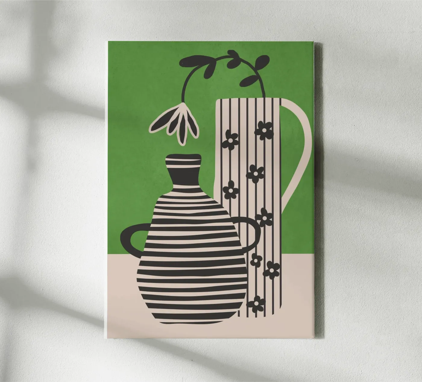 Patterned Stillness 7 canvas by Flow Line