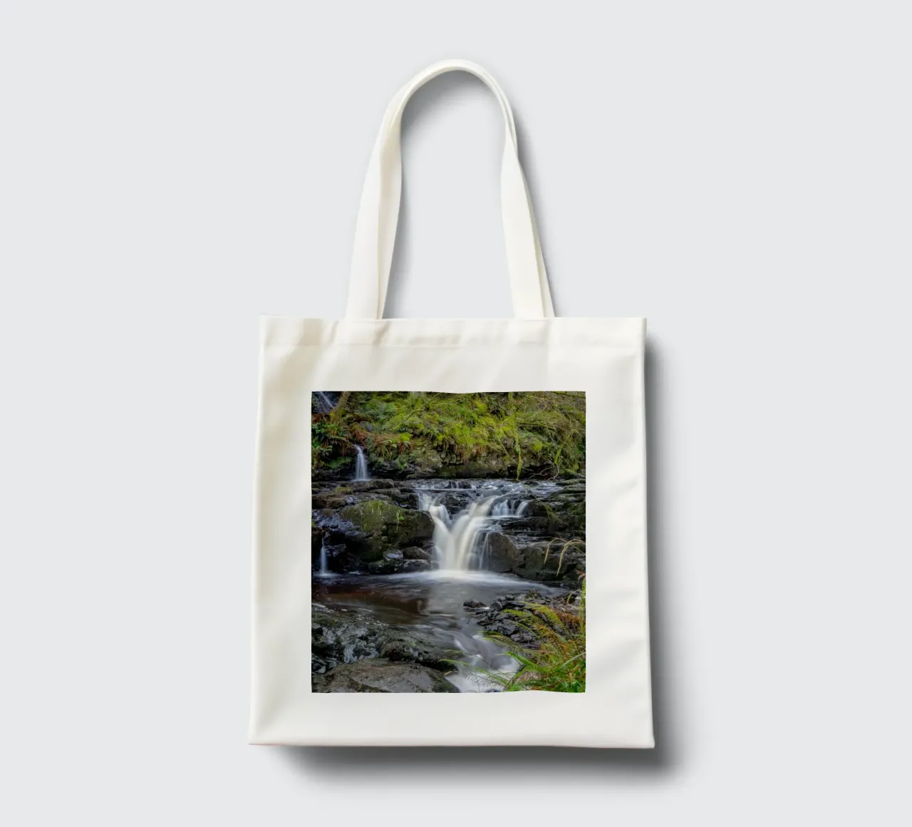 Glenariff Falls 3 jute draagtas van Dave Hare Photography