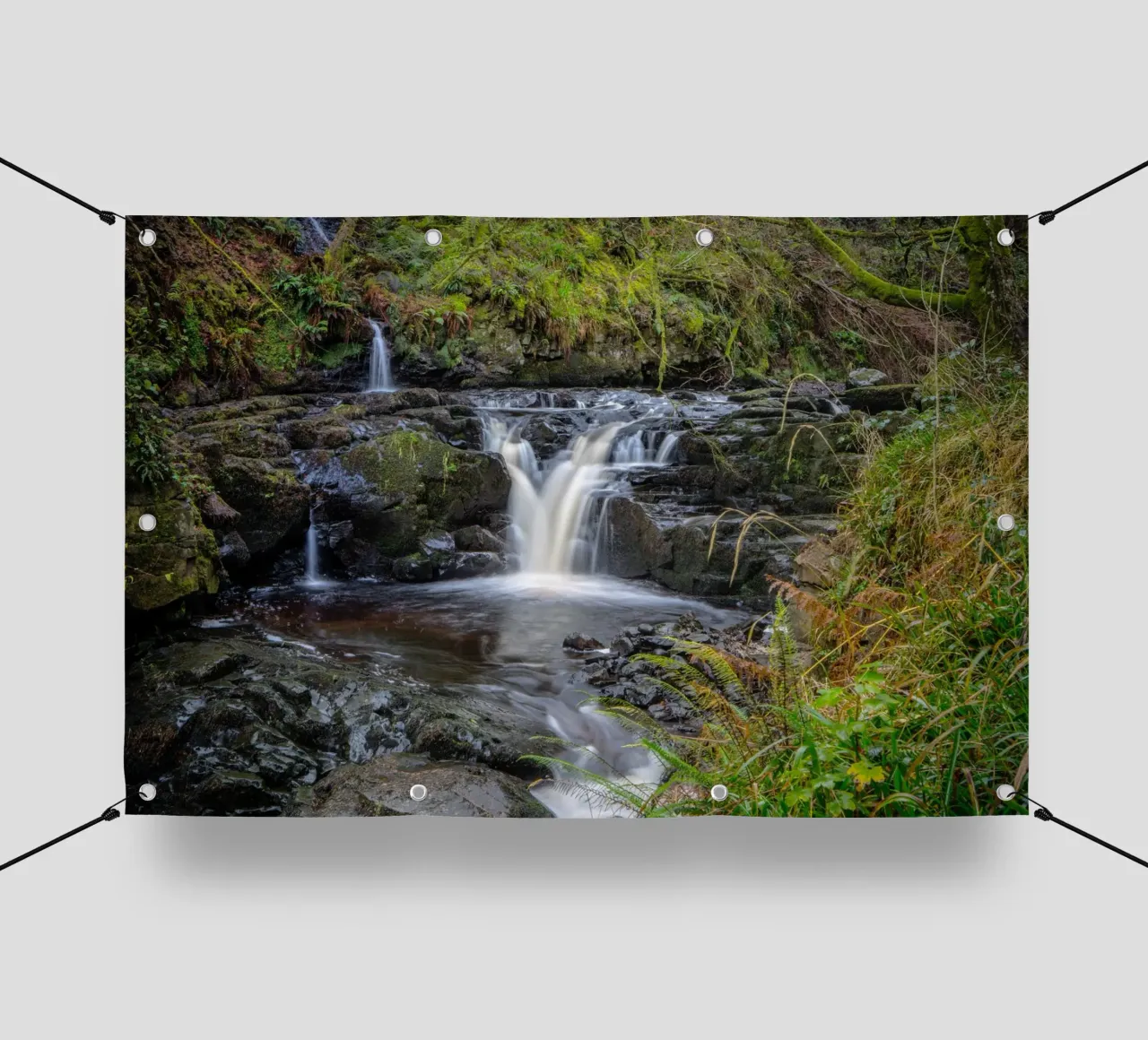 Glenariff Falls 3 telo in pvc da Dave Hare Photography