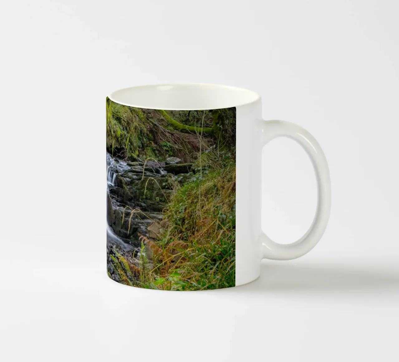 Glenariff Falls 3 tazza in ceramica da Dave Hare Photography