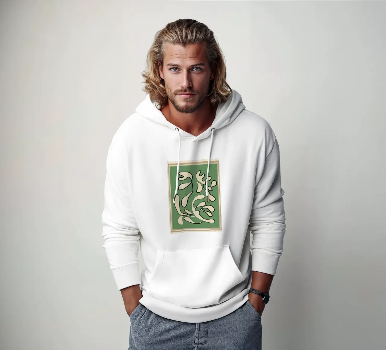 Minimal Abstraction Hoodie von cityart