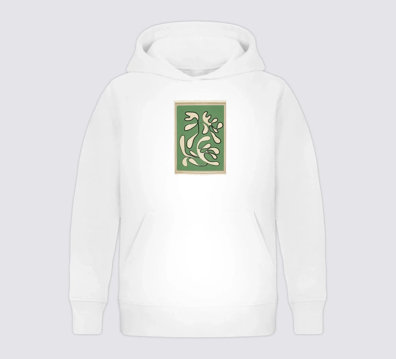 Minimal Abstraction felpa bambino con cappuccio da cityart