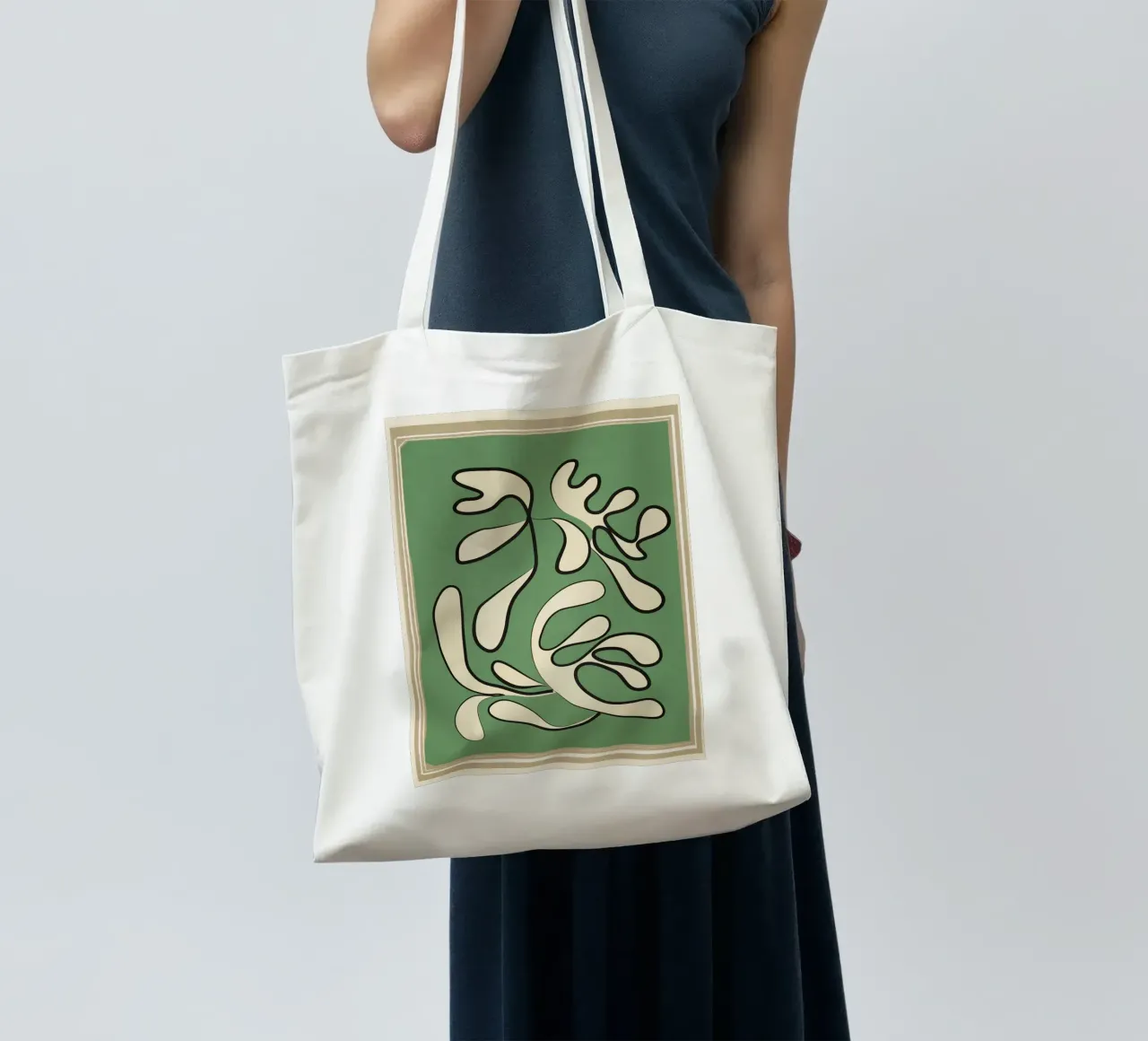 Minimal Abstraction jute draagtas van cityart