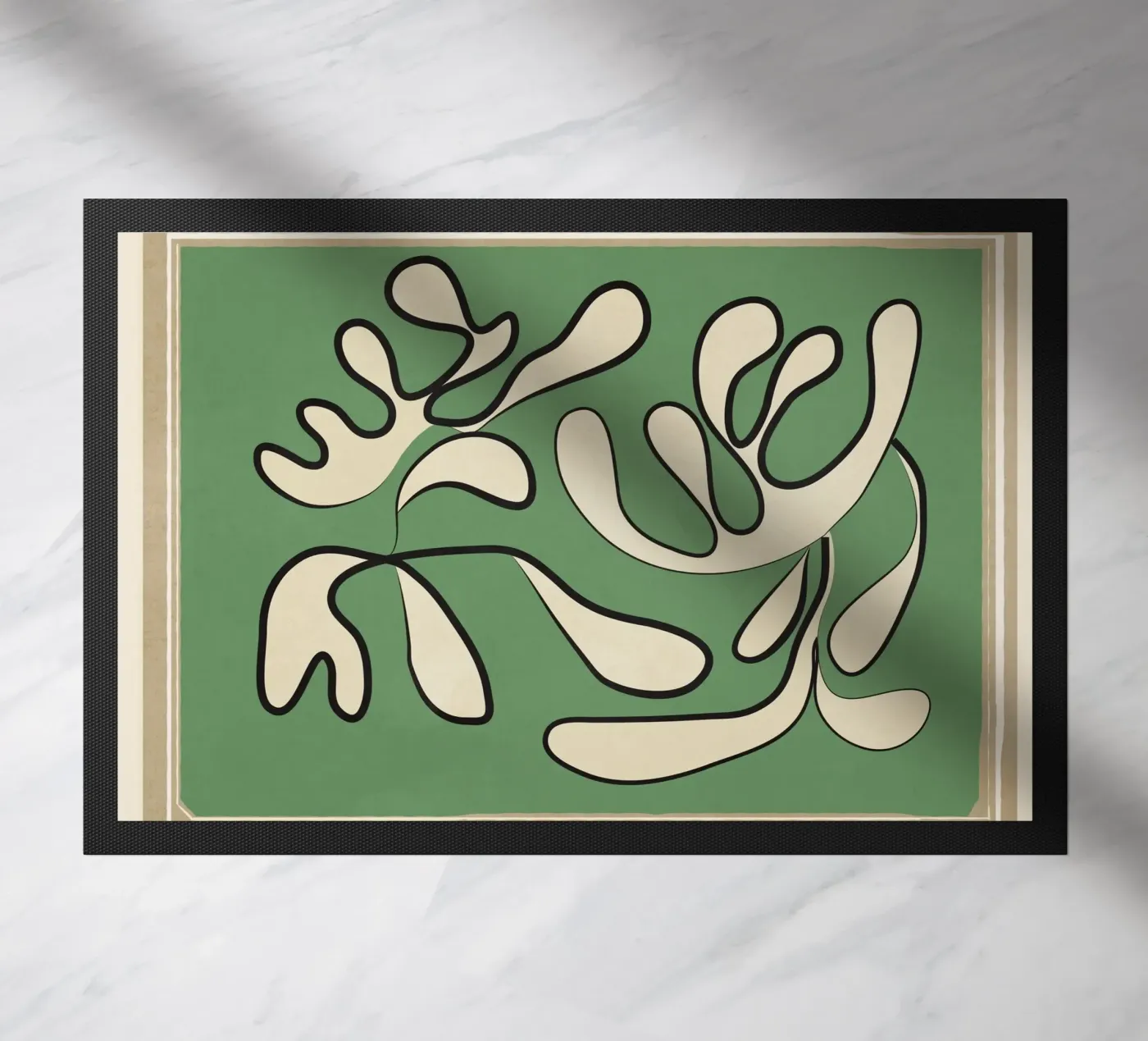 Minimal Abstraction doormat by cityart