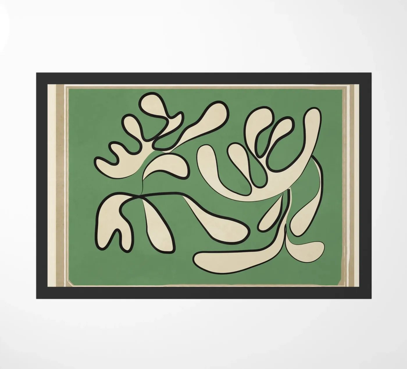 Minimal Abstraction doormat by cityart