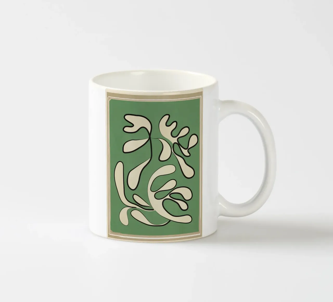Minimal Abstraction tazza in ceramica da cityart