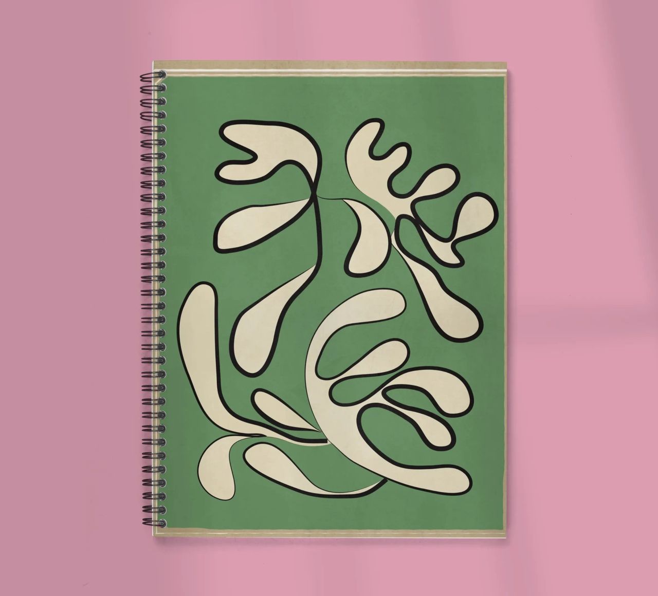 Minimal Abstraction spiral notebook by cityart