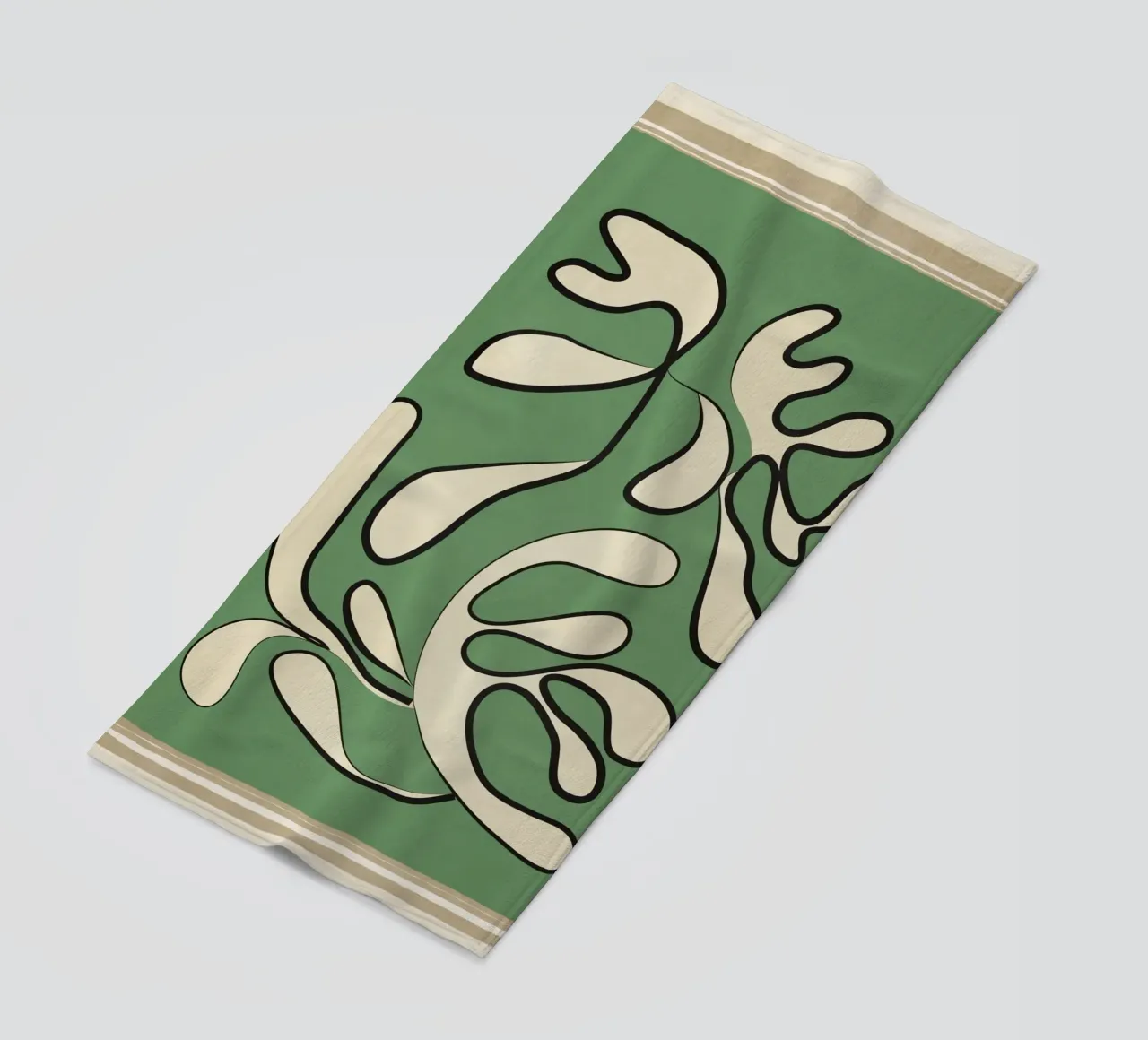Minimal Abstraction beach towel by cityart