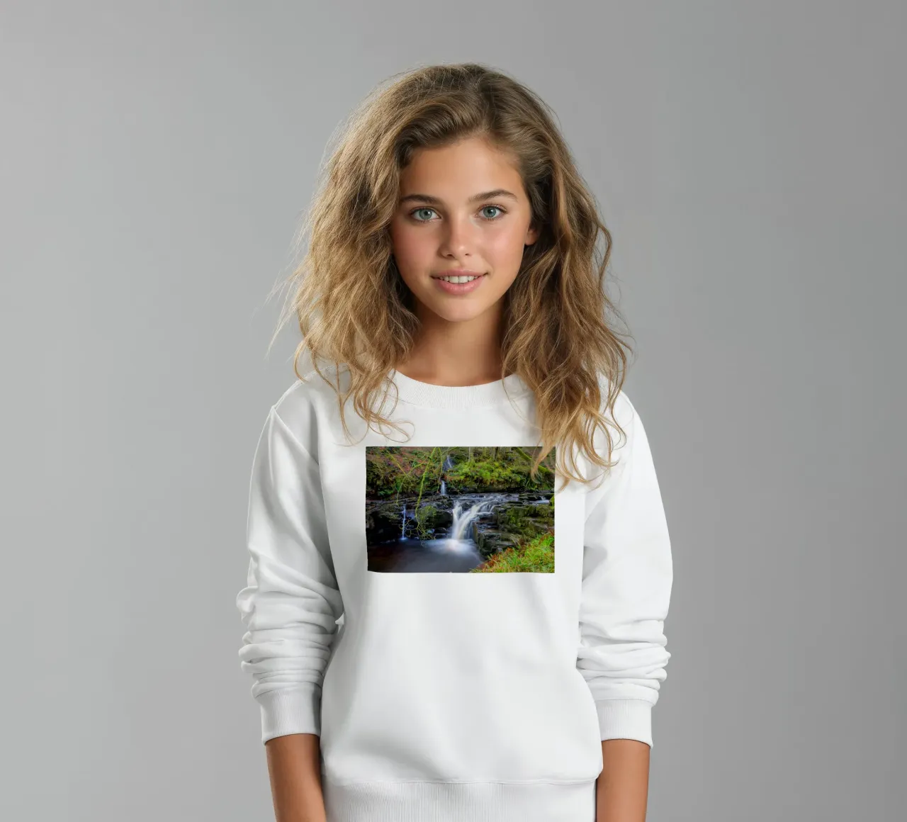 Glenariff Falls 2 felpa bambino da Dave Hare Photography