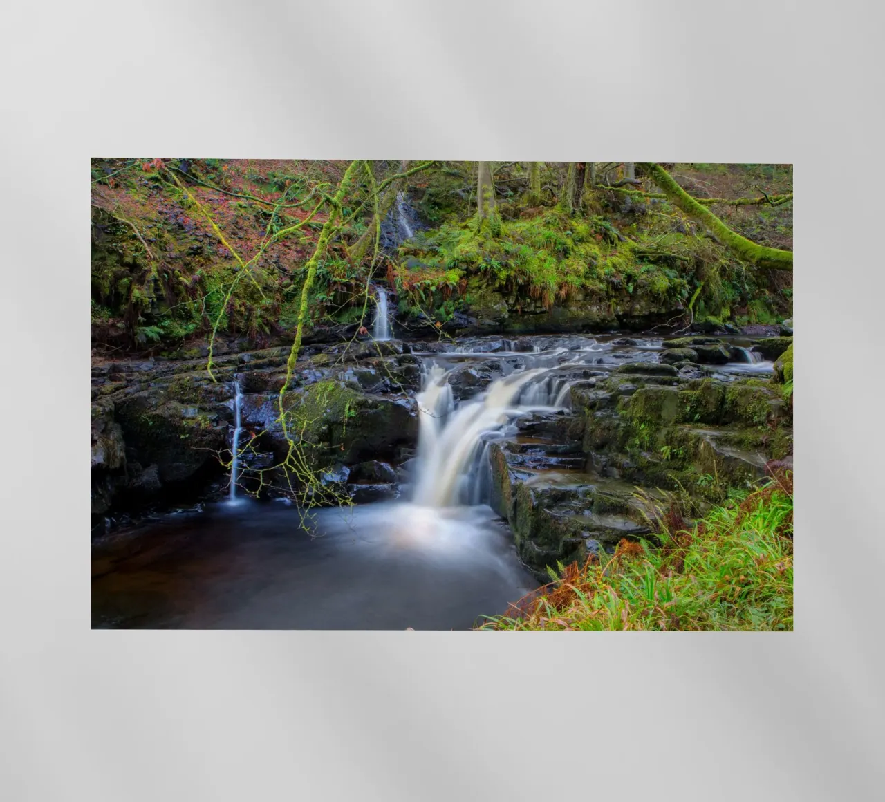 Glenariff Falls 2 pellicola backlit da Dave Hare Photography