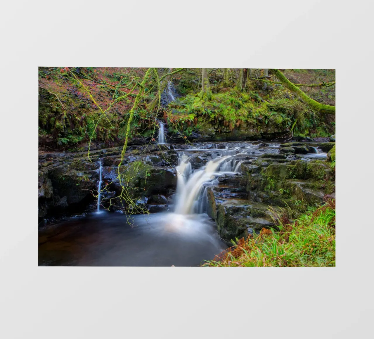 Glenariff Falls 2 pellicola backlit da Dave Hare Photography