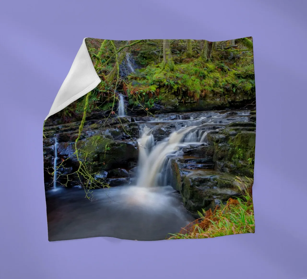 Glenariff Falls 2 coperta in pile da Dave Hare Photography