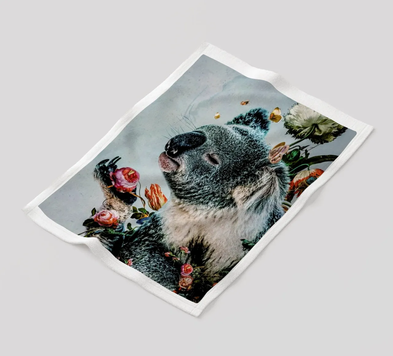 Koala Fleecedecke von Wouter Rikken