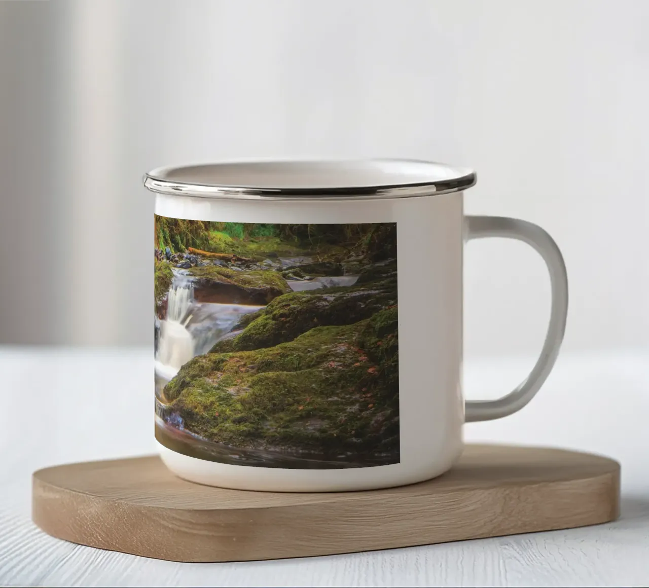 Glenariff Falls tazza in smalto da Dave Hare Photography