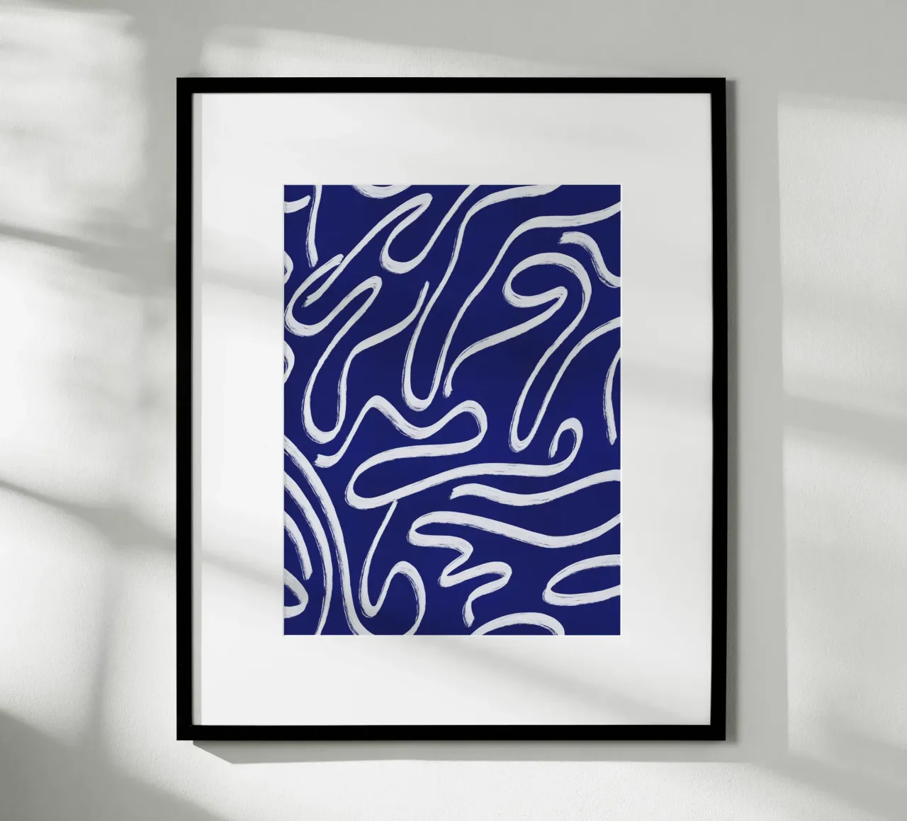 Ultramarine line art 03 hahnemühle by Little Dean