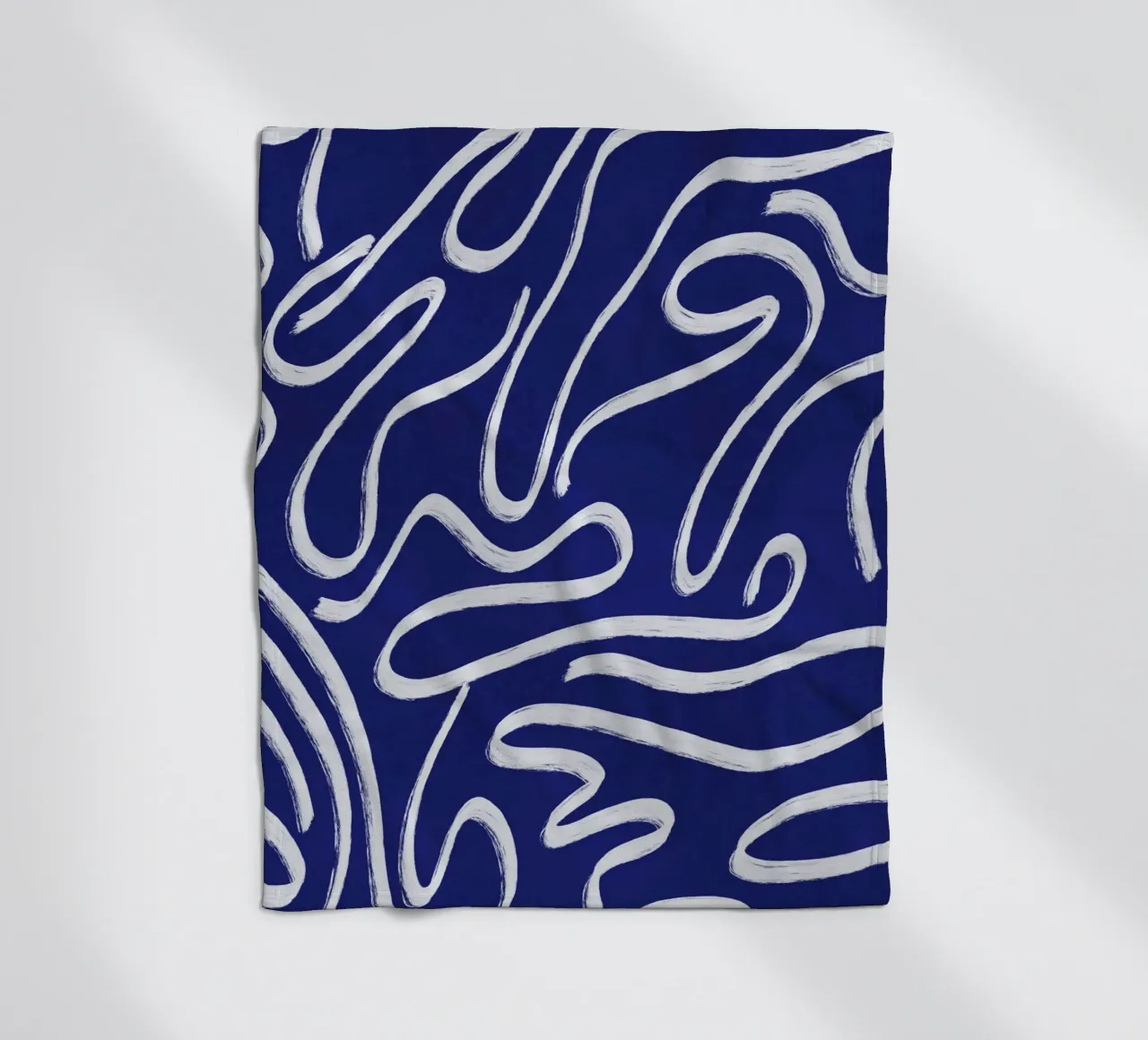 Ultramarine line art 03 coperta in pile da Little Dean