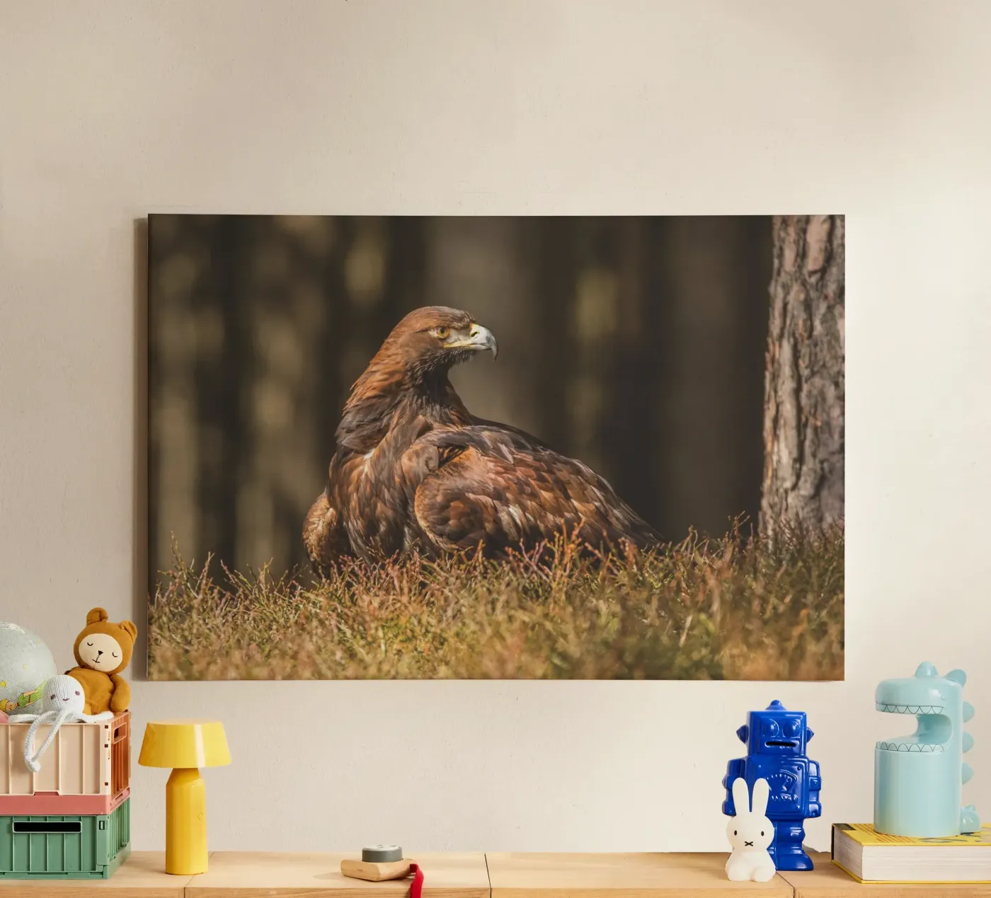 Golden Eagle tela da Dave Hare Photography