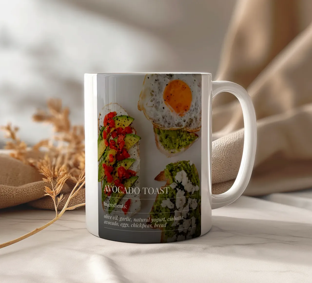 Avocado Toast tazza in ceramica da Dreamer10