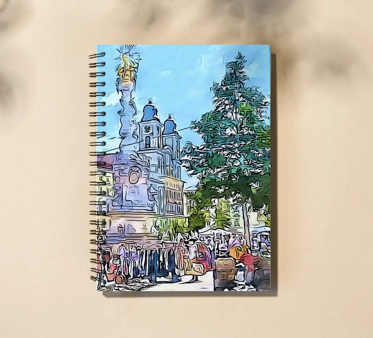 Linz, Motiv 1 spiral notebook by ZAMART