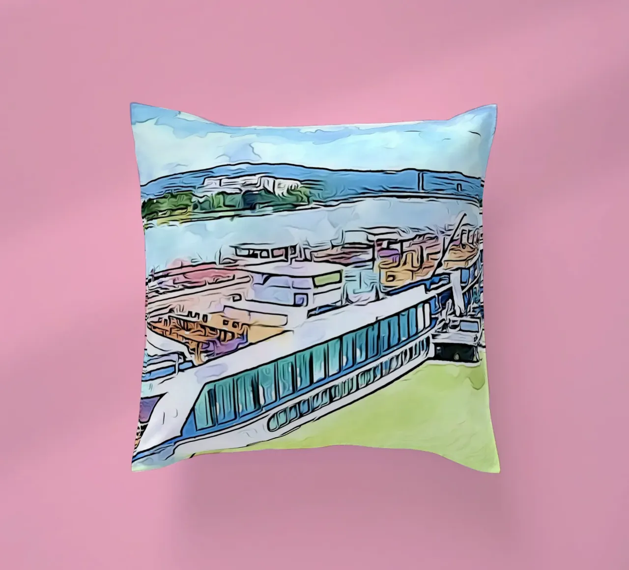 Linz, Motiv 2 cuscino da ZAMART