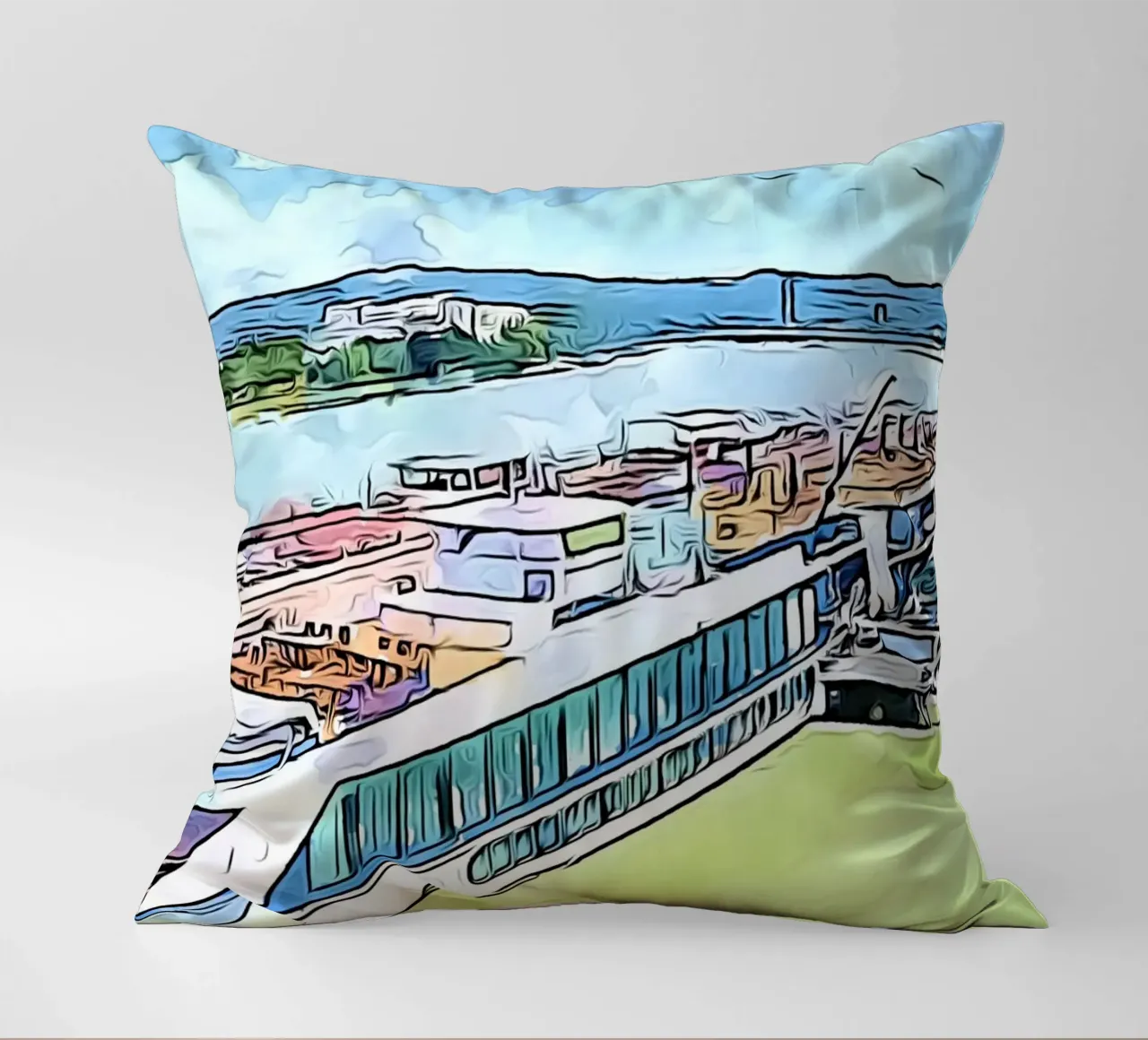 Linz, Motiv 2 cuscino da ZAMART