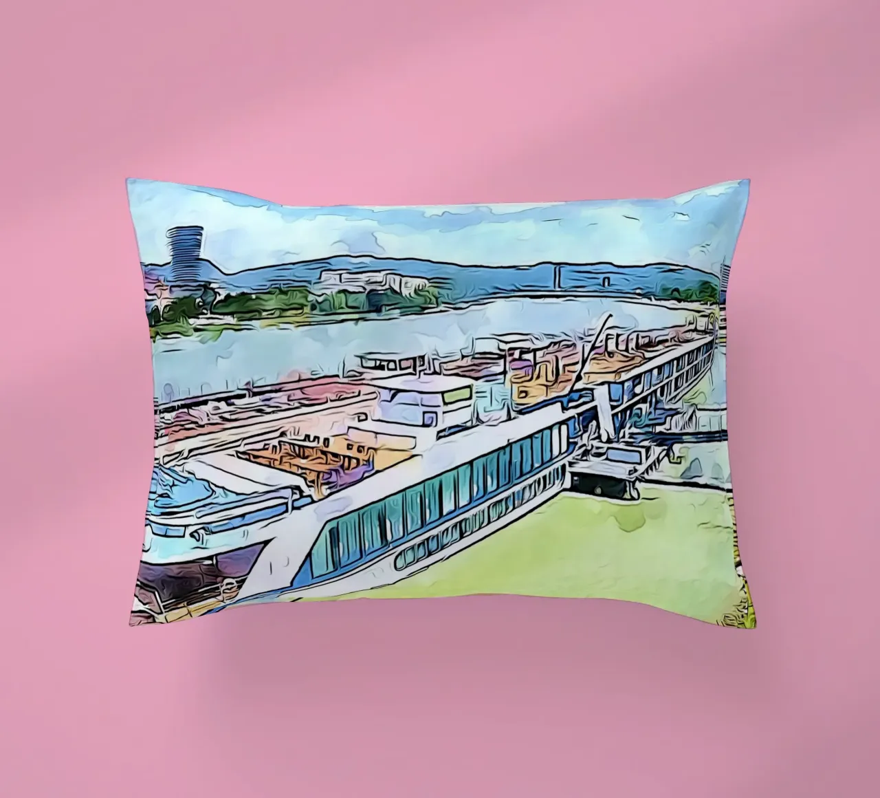 Linz, Motiv 2 cuscino da ZAMART