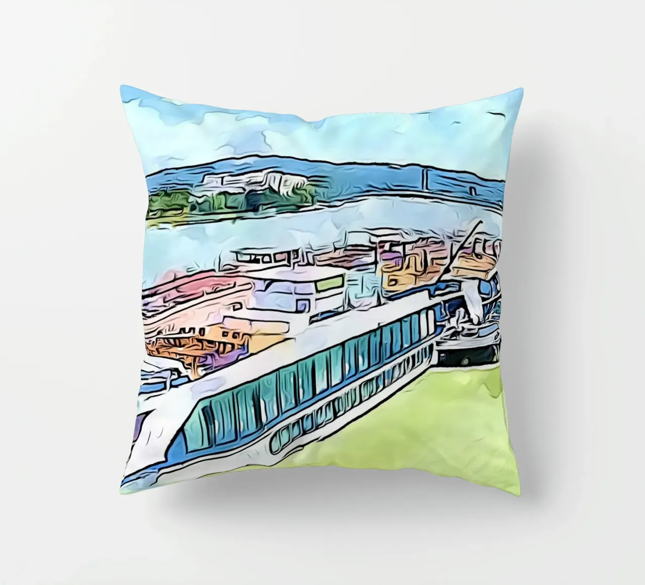 Linz, Motiv 2 cuscino da ZAMART